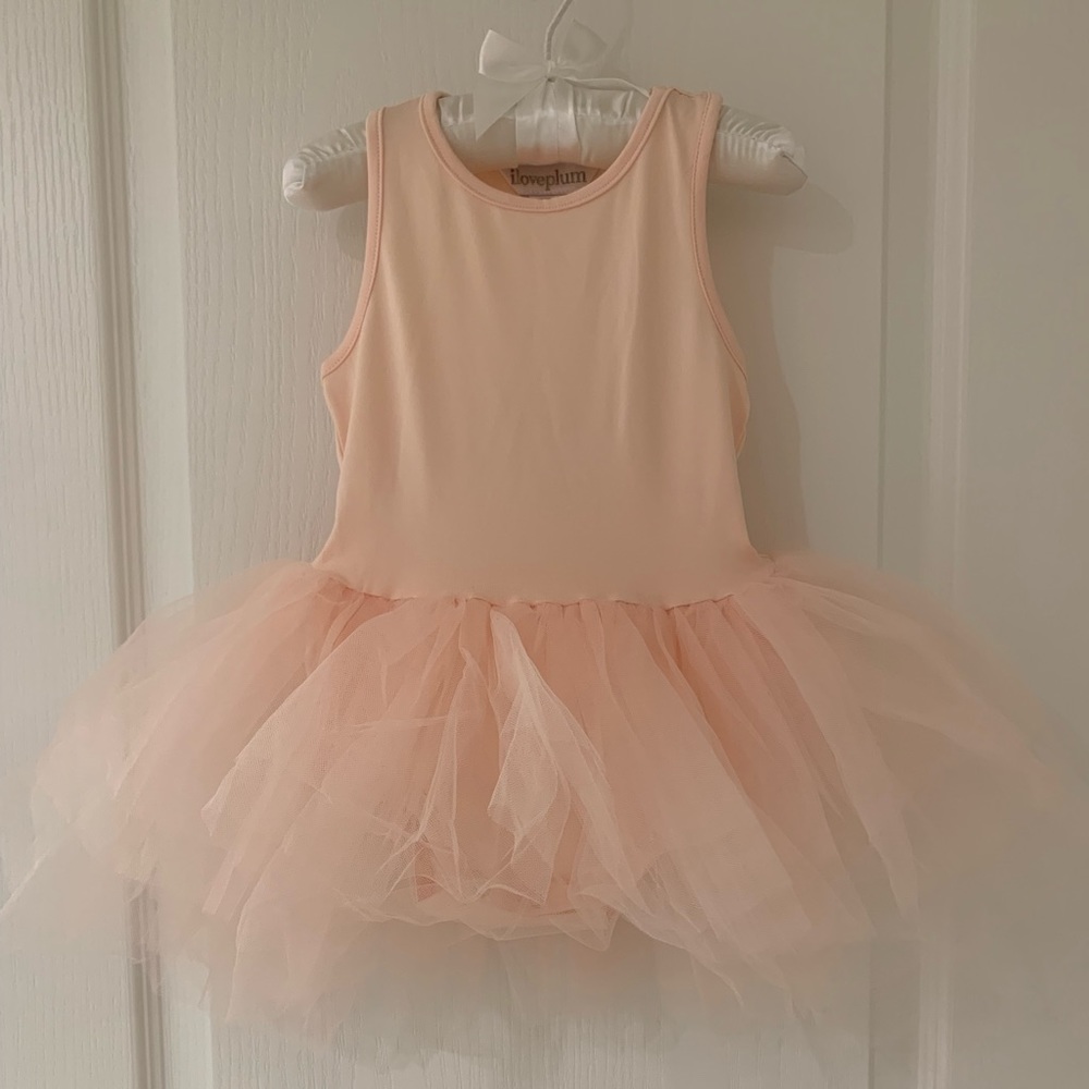 I Love Plum | B.A.E. TUTU DRESS | Shirley Pink | 2Y